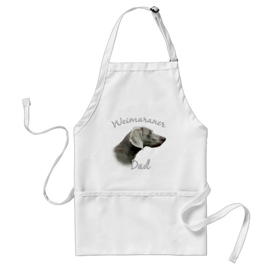 Weimaraner Pa 2 Standaard Schort (Voorkant)