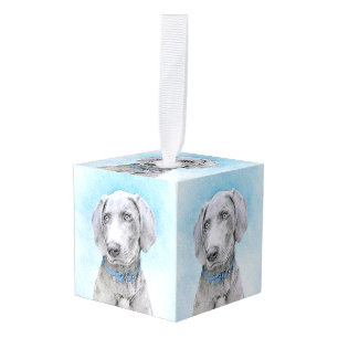 Weimaraner Painting - Kute Original Dog Art Decoratie