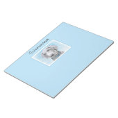 Weimaraner Painting - Kute Original Dog Art Notepa Notitieblok (Schuin)