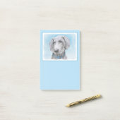 Weimaraner Painting - Kute Original Dog Art Post-it® Notes (Op bureau)