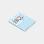 Weimaraner Painting - Kute Original Dog Art Post-it® Notes (Schuin)