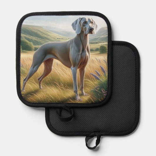 Weimaraner Pannenlap (Voorkant / Achterkant)