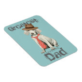 Weimaraner Pap Magneet (Rechterzijde)