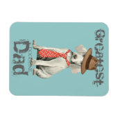 Weimaraner Pap Magneet (Horizontaal)