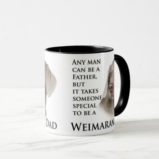 Weimaraner Pap Mok (Voorkant rechts)