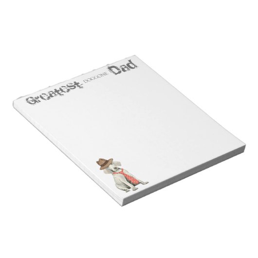 Weimaraner Pap Notitieblok (Schuin)