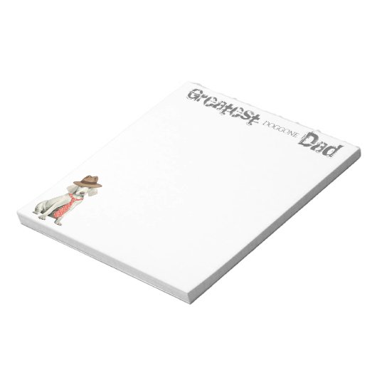 Weimaraner Pap Notitieblok (Linkerzijde)