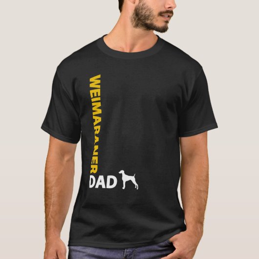 Weimaraner Pap T-shirt (Voorkant)
