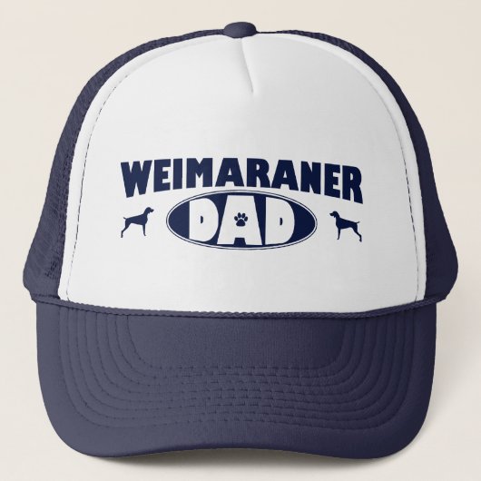 Weimaraner Pap Trucker Pet (Voorkant)