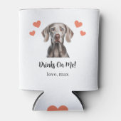 Weimaraner Pet Wedding Koelbox Blikjeskoeler (Voorkant)