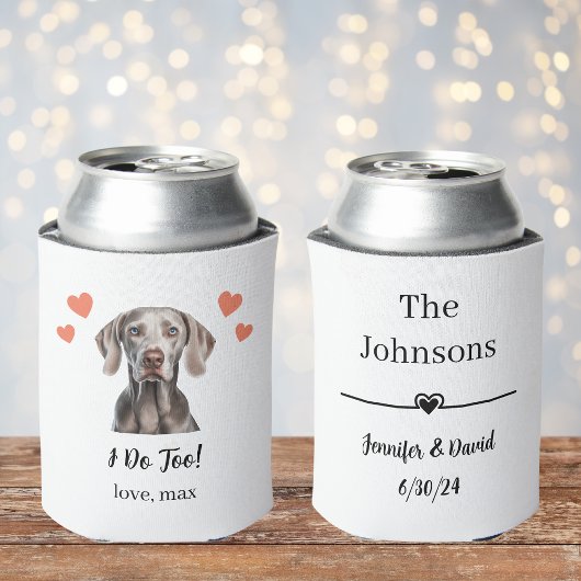 Weimaraner Pet Wedding Koelbox Blikjeskoeler
