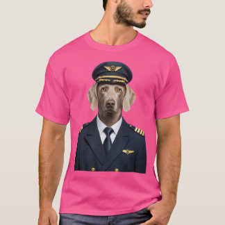 Weimaraner Pilot T-shirt