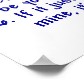 WEIMARANER PL2 POSTER (Hoek)