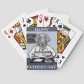 WEIMARANER POKERKAARTEN (Achterkant)