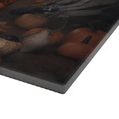 Weimaraner pompoenen Halloween eng Snijplank (Hoek)