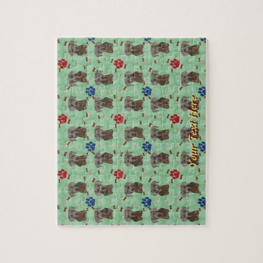 Weimaraner Portrait Legpuzzel (Verticaal)