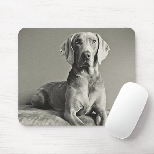 Weimaraner Portrait Muismat (Met muis)