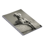 Weimaraner Portrait Notitieboek (Rechterzijde)