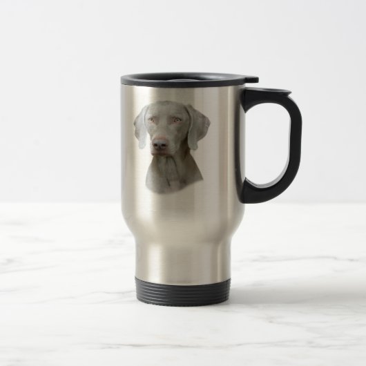 Weimaraner Portrait of A Dog Reisbeker (Rechts)