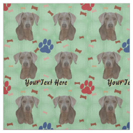 Weimaraner Portrait Stof