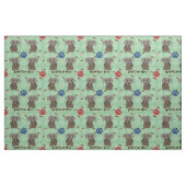 Weimaraner Portrait Stof (Fat Quarter)