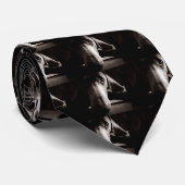 Weimaraner-portret Stropdas (Opgerold)