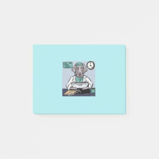 Weimaraner Post-it® Notes (Voorkant)