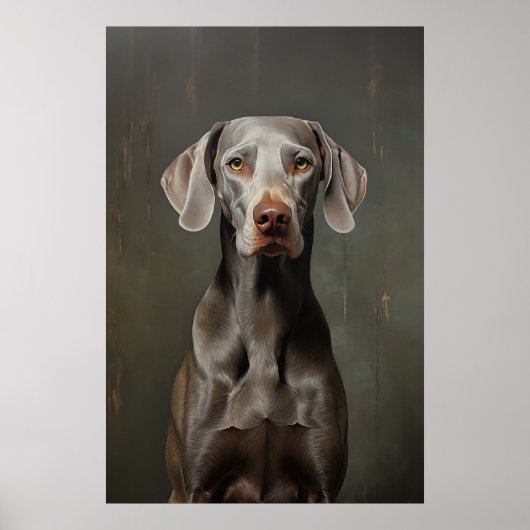 Weimaraner Poster (Voorkant)