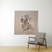 Weimaraner Poster Canvas afdrukken Wandkleed (In situ)
