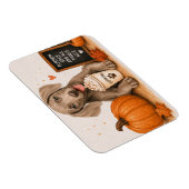 Weimaraner Pumpkin Spice Magneet (Rechterzijde)