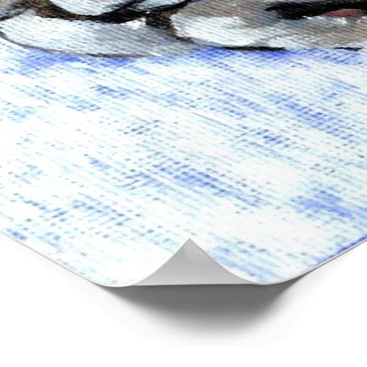 Weimaraner Puppies Dog Portrait Poster (Hoek)