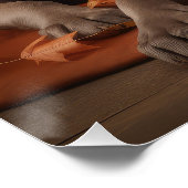 Weimaraner Puppy Herfst Delight Pompoen Perfect Poster (Hoek)