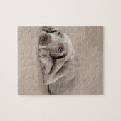 Weimaraner puppy legpuzzel (Horizontaal)