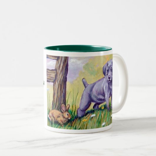 Weimaraner Puppy Mok (Voorkant rechts)