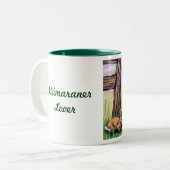 Weimaraner Puppy Mok (Voorkant links)