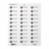 Weimaraner retouradres Label Hond stickers (Full Sheet)