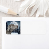 Weimaraner Retouradreslabel Etiket (Insitu)