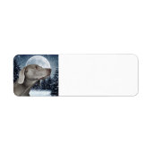 Weimaraner Retouradreslabel Etiket (Voorkant)