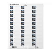 Weimaraner Retouradreslabel Etiket (Full Sheet)