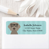 Weimaraner Return Address Labels (Insitu)