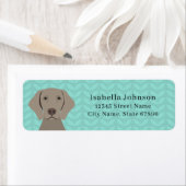 Weimaraner Return Address Labels (Insitu)