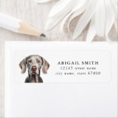 Weimaraner Return Address Labels (Insitu)