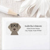Weimaraner Return Address Labels (Insitu)