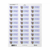 Weimaraner Return Address Labels (Full Sheet)