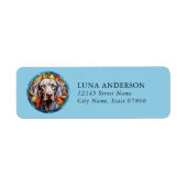 Weimaraner Return Address Labels (Voorkant)