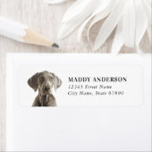 Weimaraner Return Address Labels (Insitu)