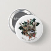 Weimaraner Ronde Button 5,7 Cm (Voorkant /achterkant)