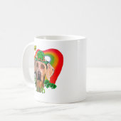 Weimaraner Saint Patricks Koffiemok (Voorkant links)