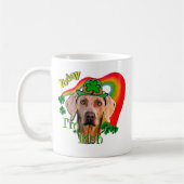 Weimaraner Saint Patricks Koffiemok (Links)