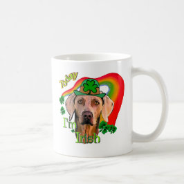 Weimaraner Saint Patricks Koffiemok
